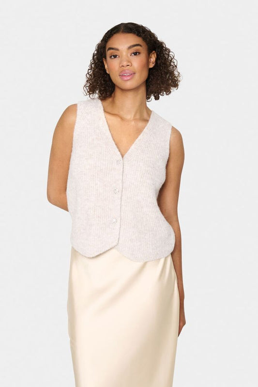 XenyaSZ Vest - Crystal Grey Melange