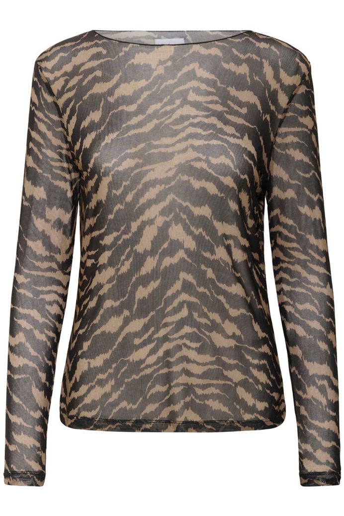 ZulvirSZ Blouse - Black Shifted Strokes