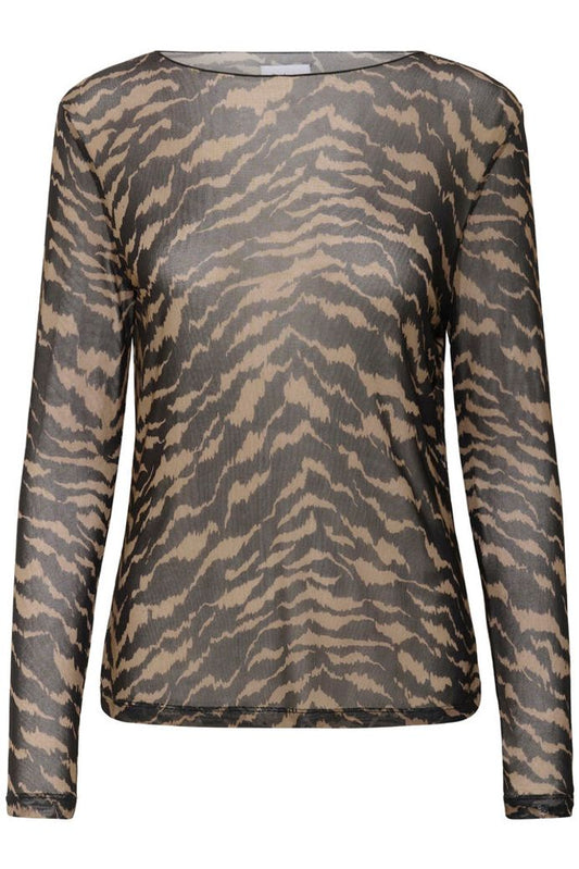 ZulvirSZ Blouse - Black Shifted Strokes