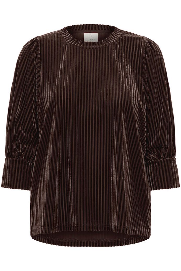 KAcaca Blouse - Black Coffee Brown