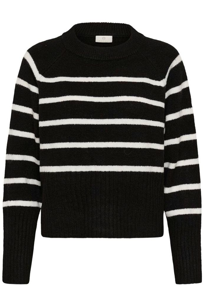 KAerin Knit Pullover - Black Chalk Stripe