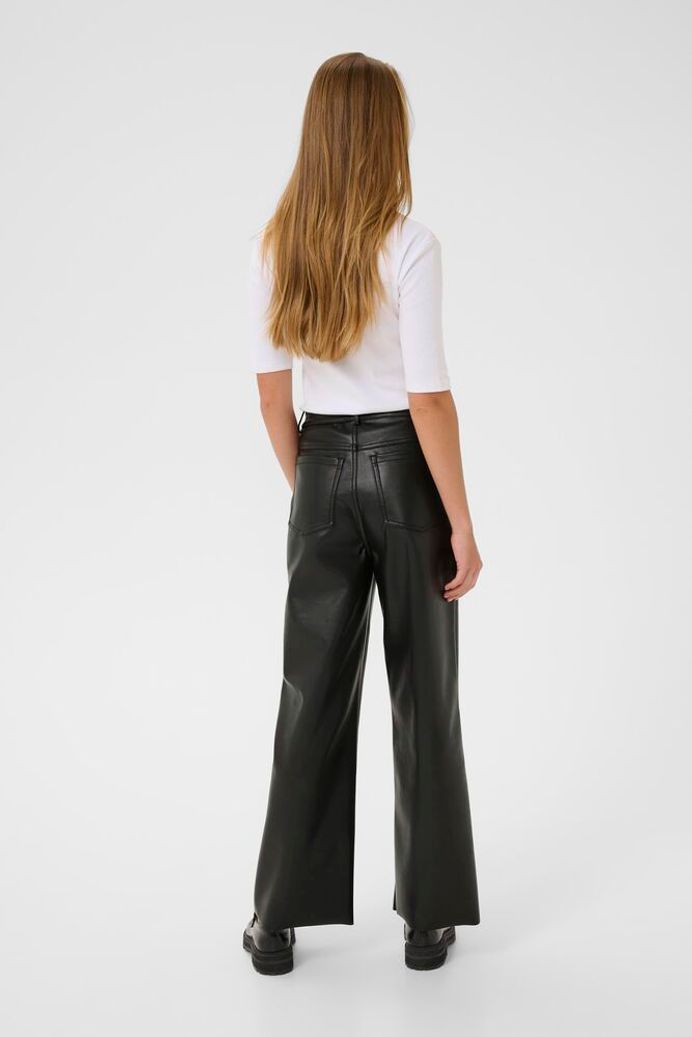 KAmikka PU Jeans - Black Deep