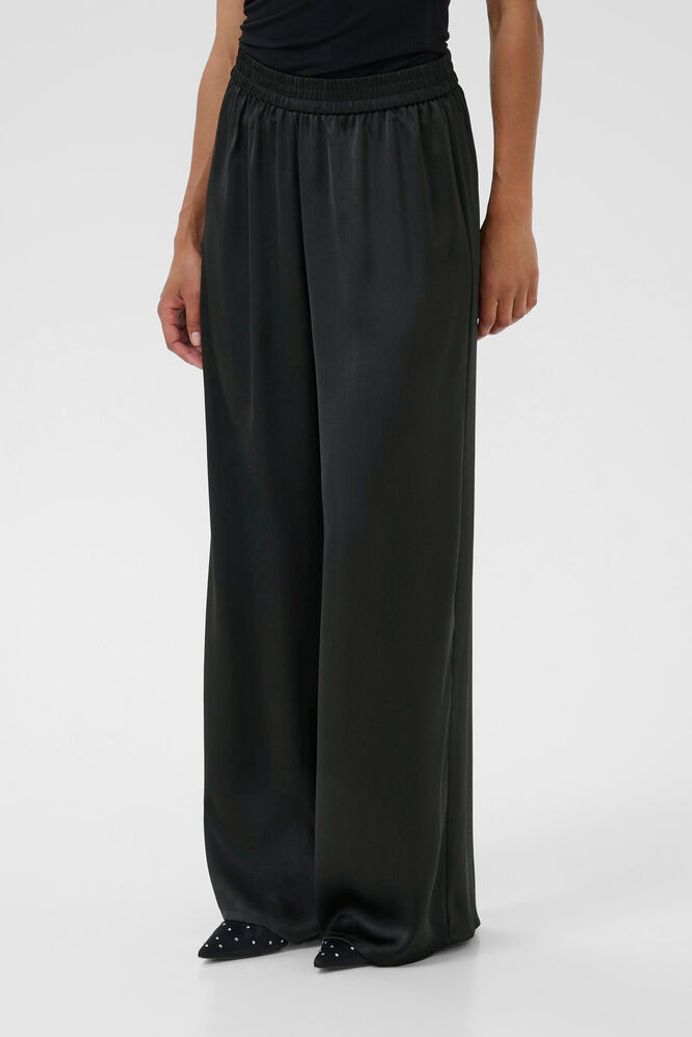 KAlotte Wide Pants - Black Deep