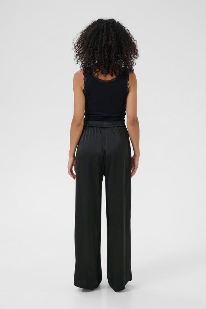 KAlotte Wide Pants - Black Deep
