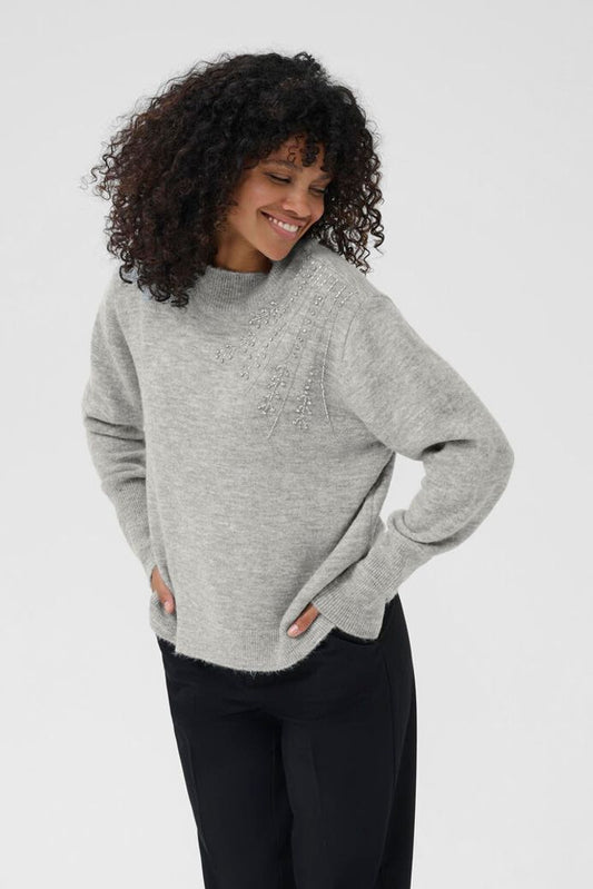 KAstary Pullover - Light Grey Melange