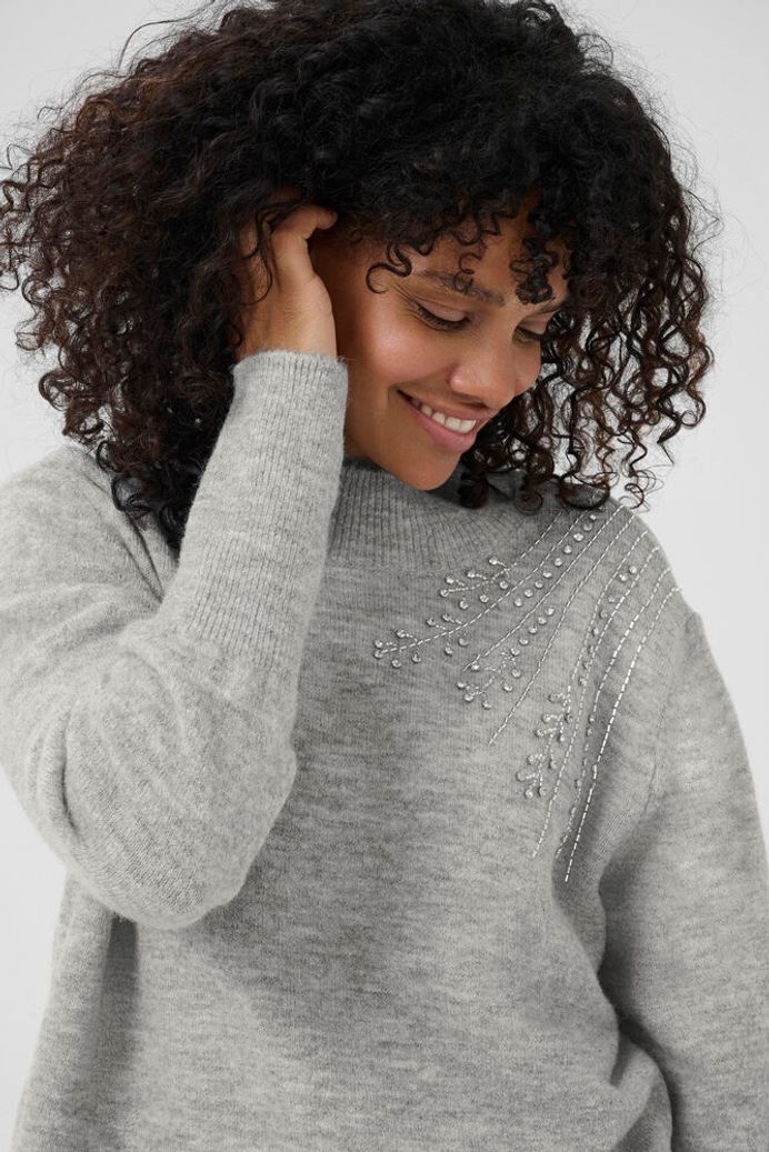 KAstary Pullover - Light Grey Melange