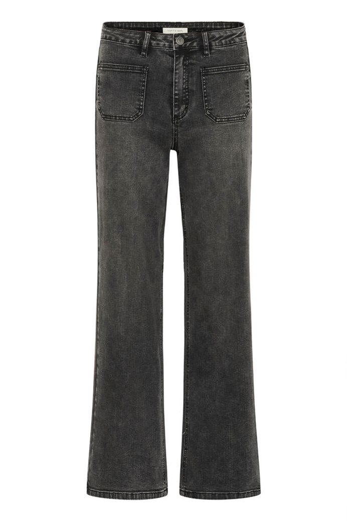 KAbrook High Waisted Jeans - Grey Vintage Wash
