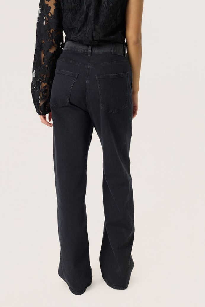 SLRhea Jeans - Black Washed Denim
