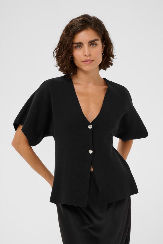 KAjessica Cardigan - Black Deep