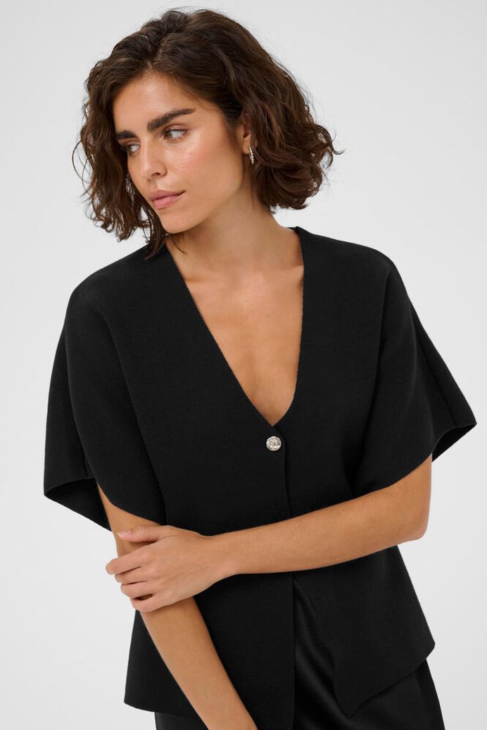 KAjessica Cardigan - Black Deep