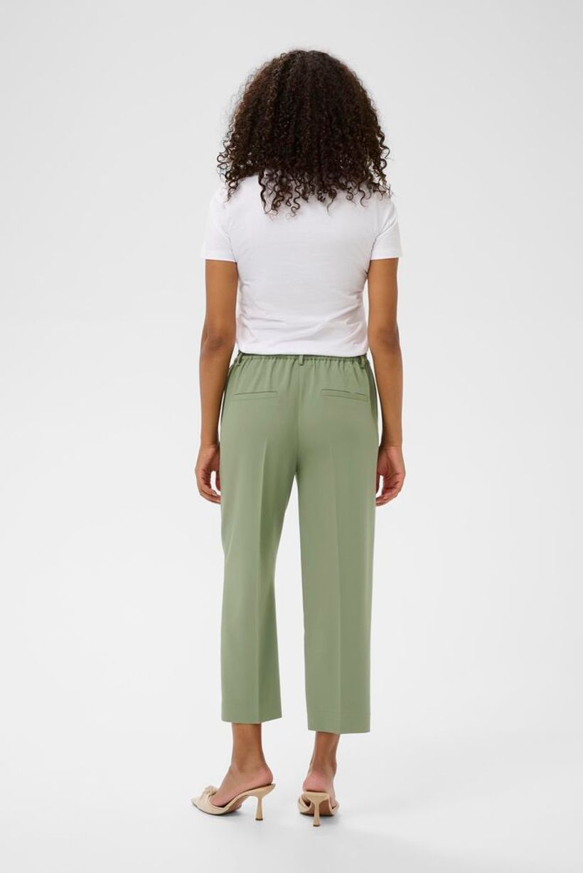 KAsakura HIgh Waisted Cropped Trousers - Sea Spray