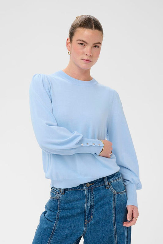 KAlizza Round Neck Pullover - Powder Blue