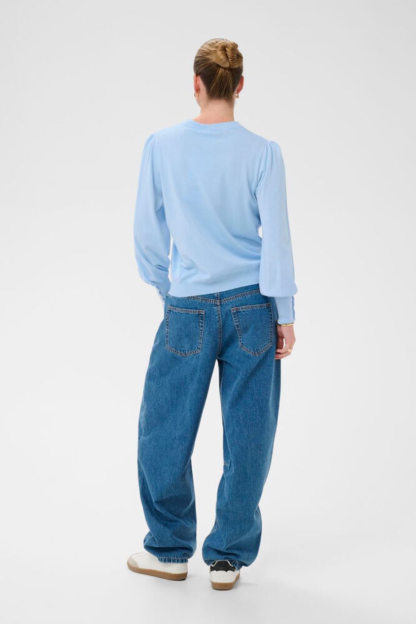 KAlizza Round Neck Pullover - Powder Blue