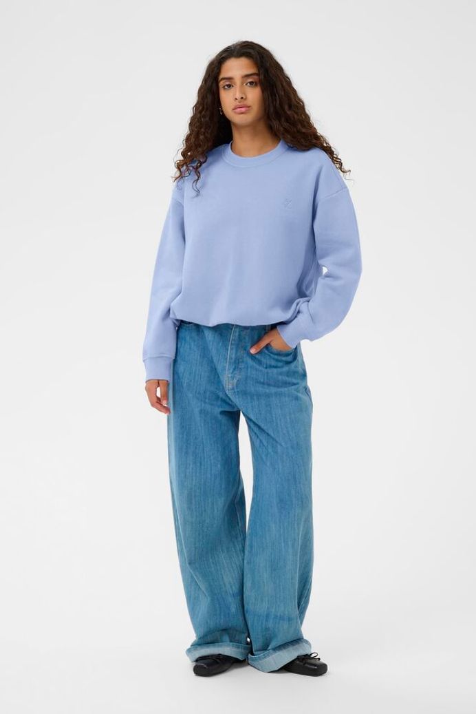 SLRolanda Balloon Sweatshirt - Hydrangea