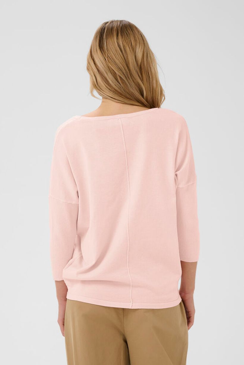 MilaSZ Round Neck Pullover - Chalk Pink