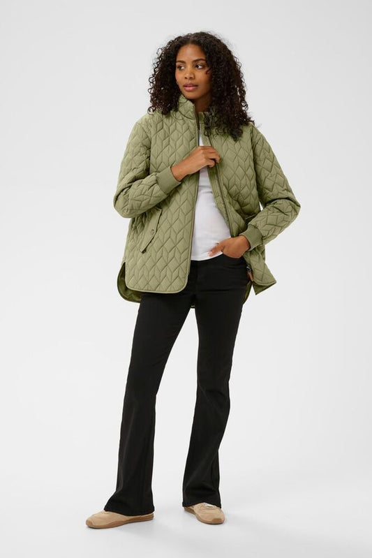 KAleila Quilt Jacket - Dusky Green