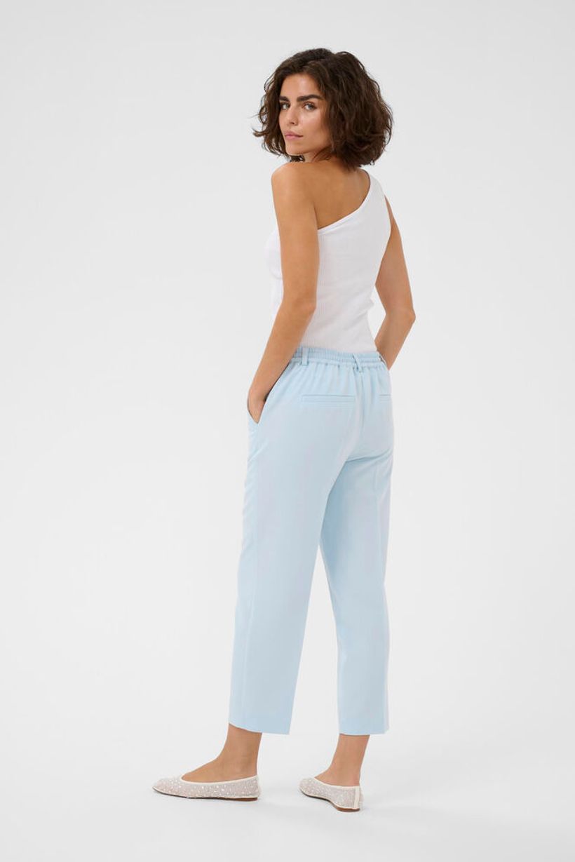 KAsakura HIgh Waisted Cropped Trousers - Nantucket Breeze