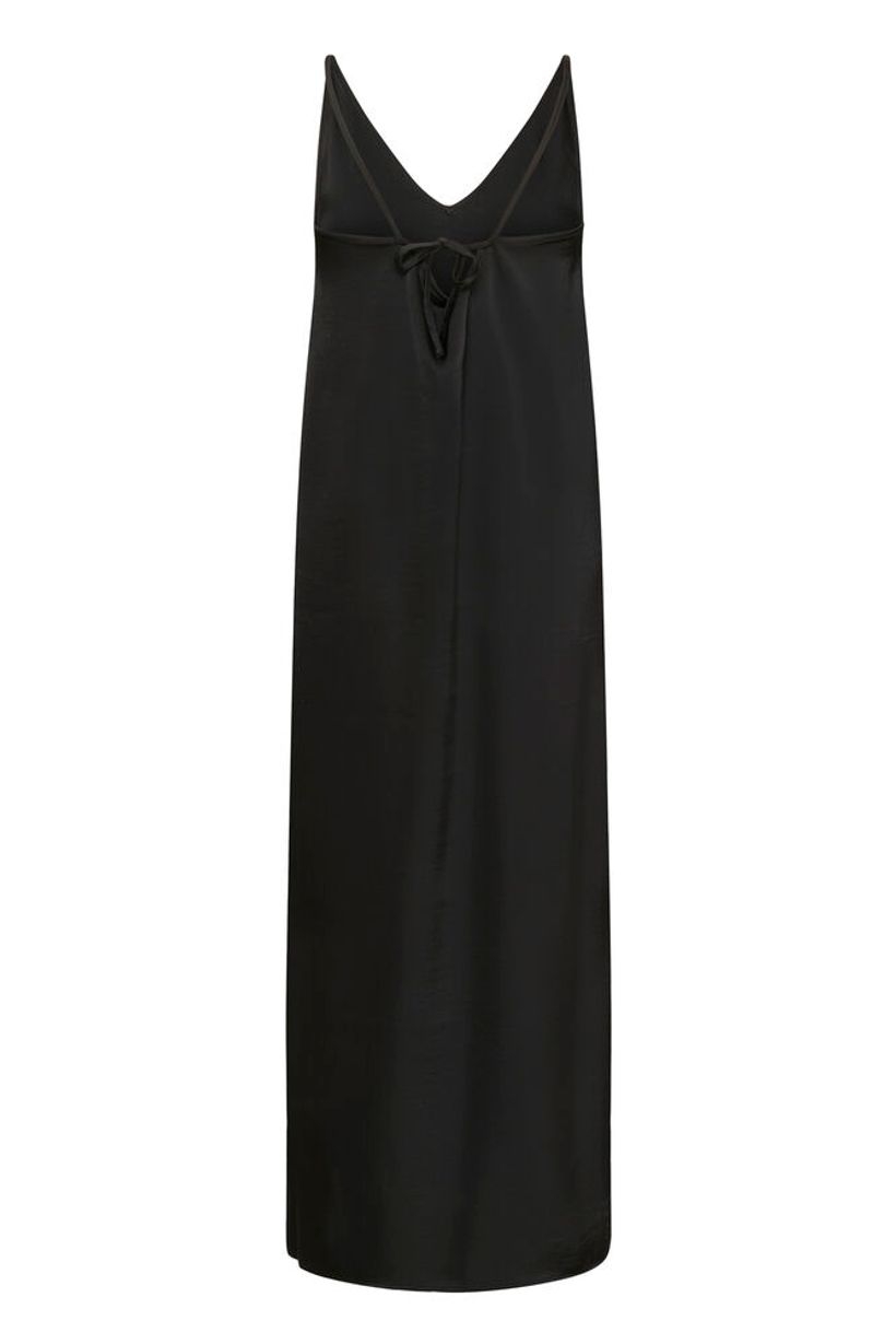 KArory Sateen Dress - Black Deep