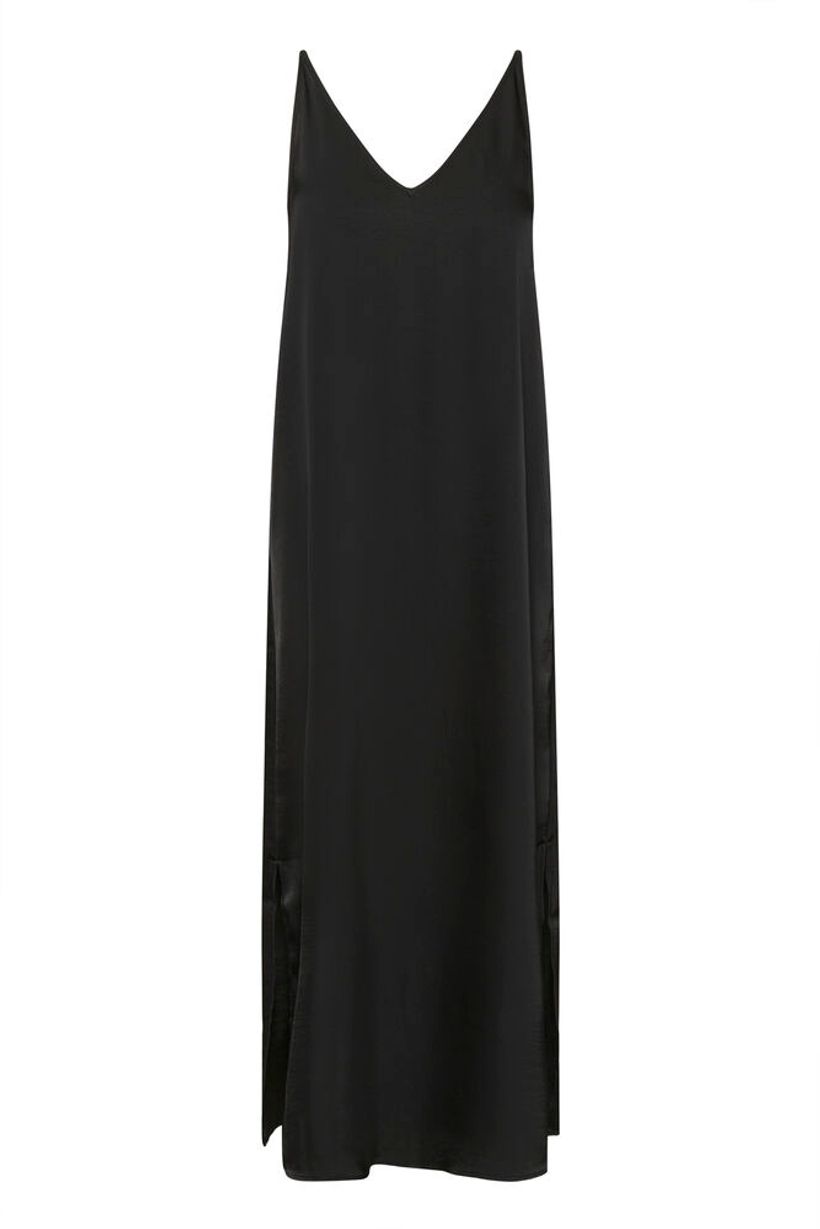 KArory Sateen Dress - Black Deep