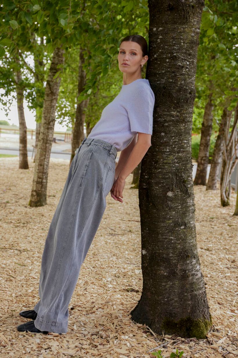 SLNinnia Jeans - Light Grey Denim
