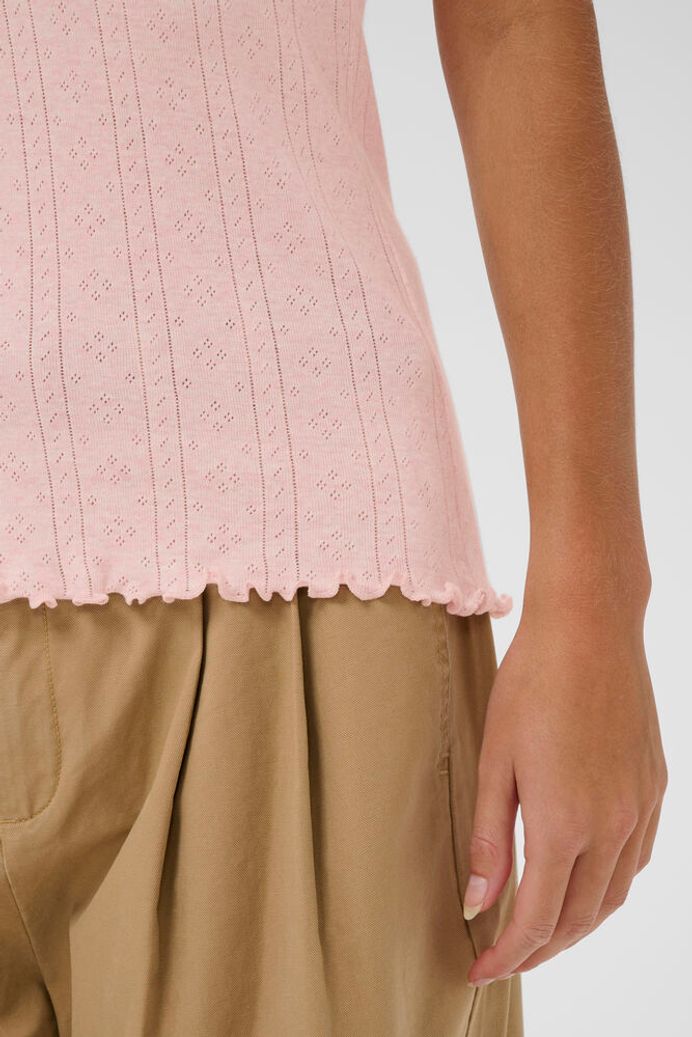 GruSZ Tank Top - Chalk Pink Melange