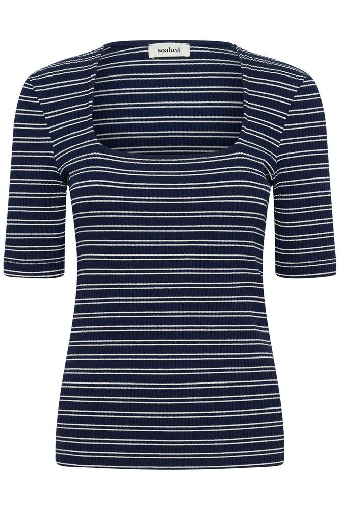SLSimone Striped Tee - India Ink Stripe
