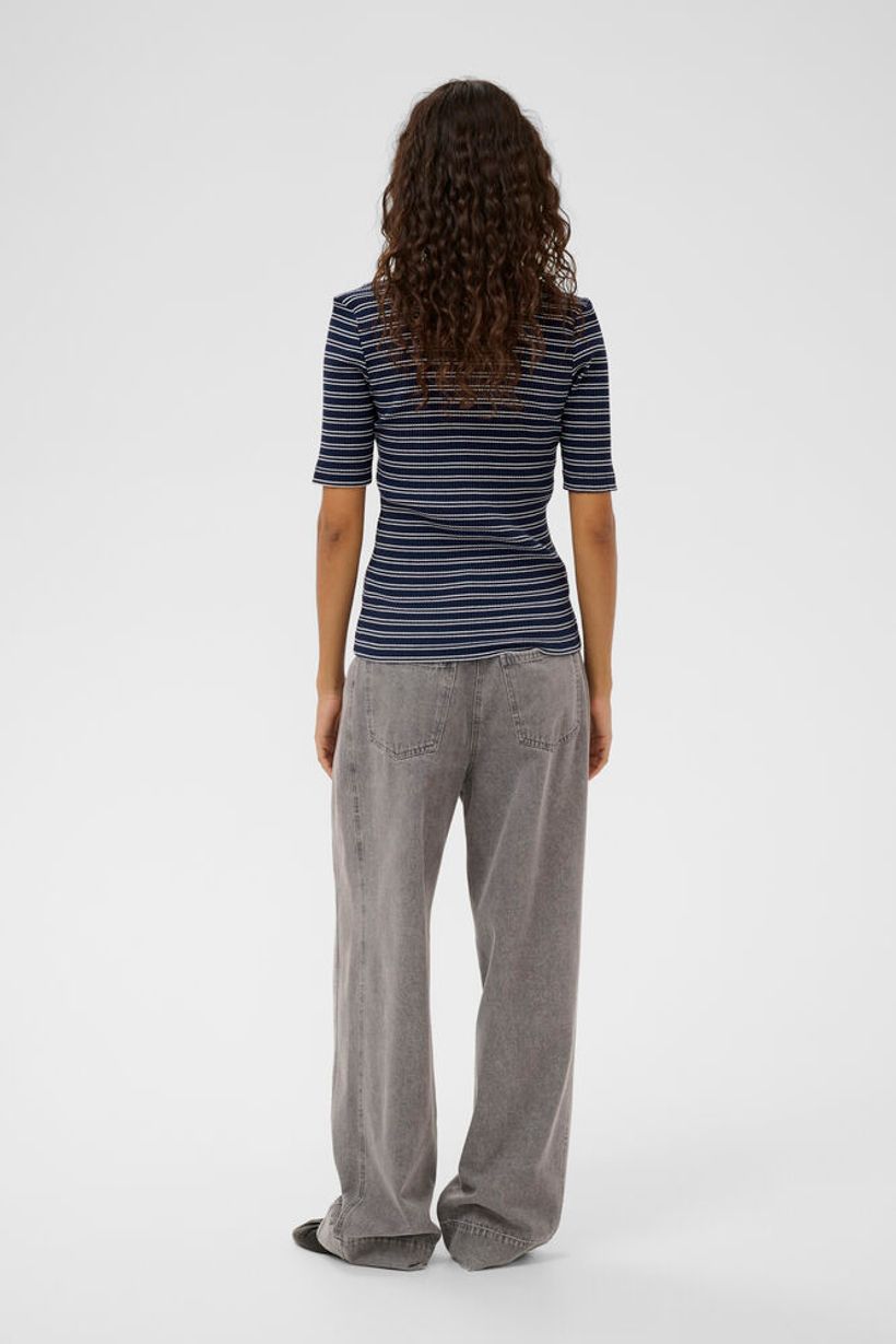 SLSimone Striped Tee - India Ink Stripe