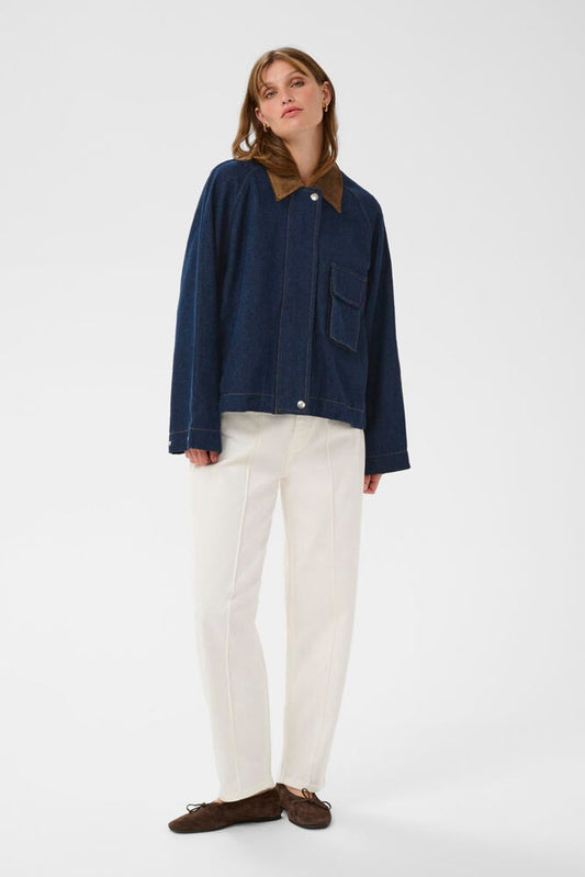 SLJannine Jacket - Dark Blue Denim