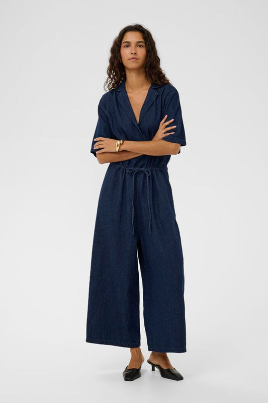 SLChaman Zaya Jumpsuit - Dark Blue Denim