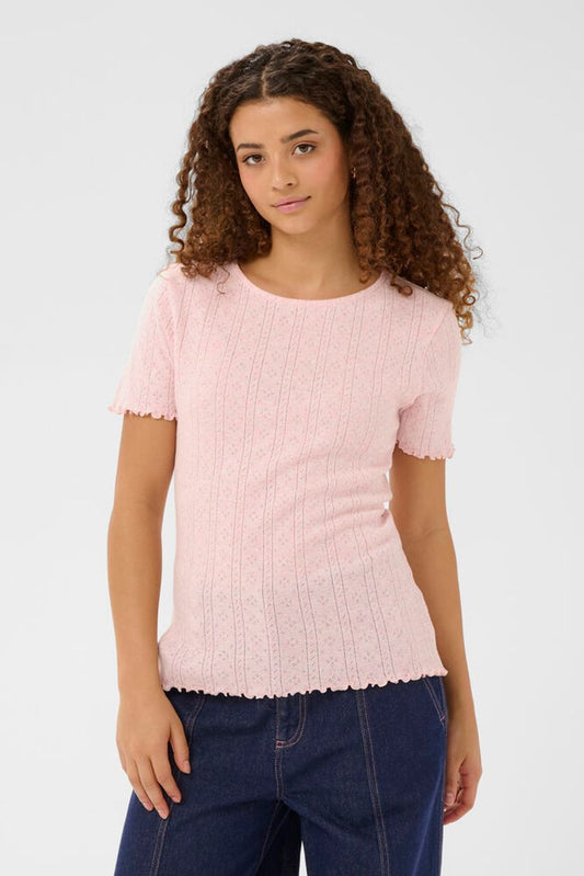GruSZ T- Shirt - Chalk Pink Melange