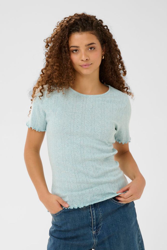 GruSZ T- Shirt - Ether Blue Melange