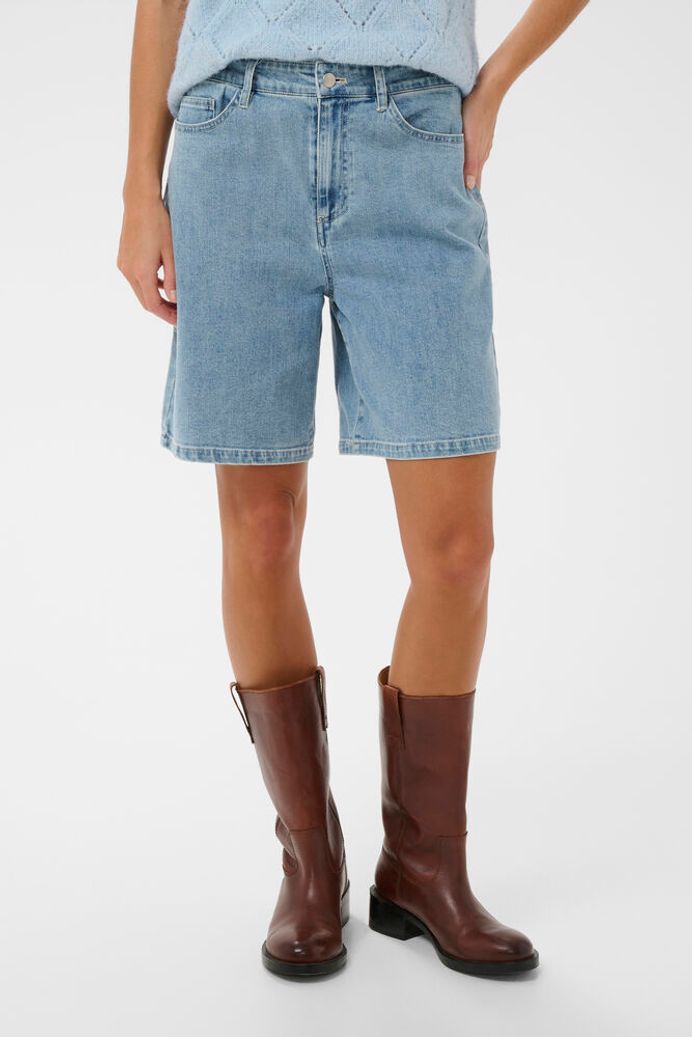 PolinaSZ Jeans Shorts - Light Blue Denim