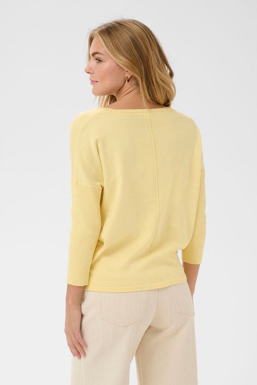 MilaSZ Round Neck Pullover - Pineapple Slice