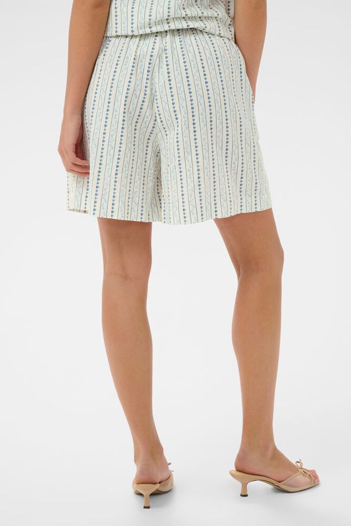 RajaSZ Shorts - Ice Vallarta Flower Stripes