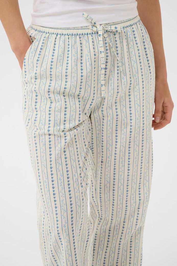 RajaSZ Trousers - Ice Vallarta Flower Stripes