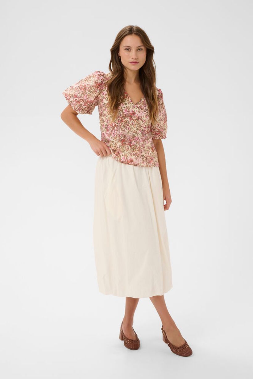 RainieSZ Blouse - Ballerina Brushed Pink Blooms