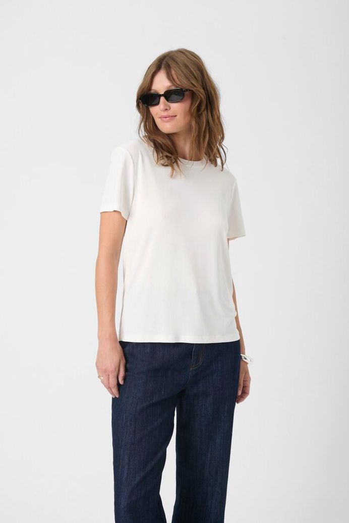 SLColumbine Crew Neck T-Shirt - Broken White