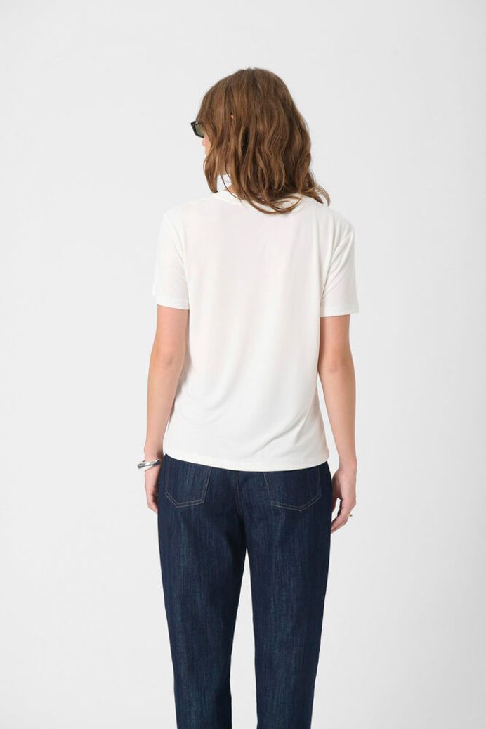 SLColumbine Crew Neck T-Shirt - Broken White