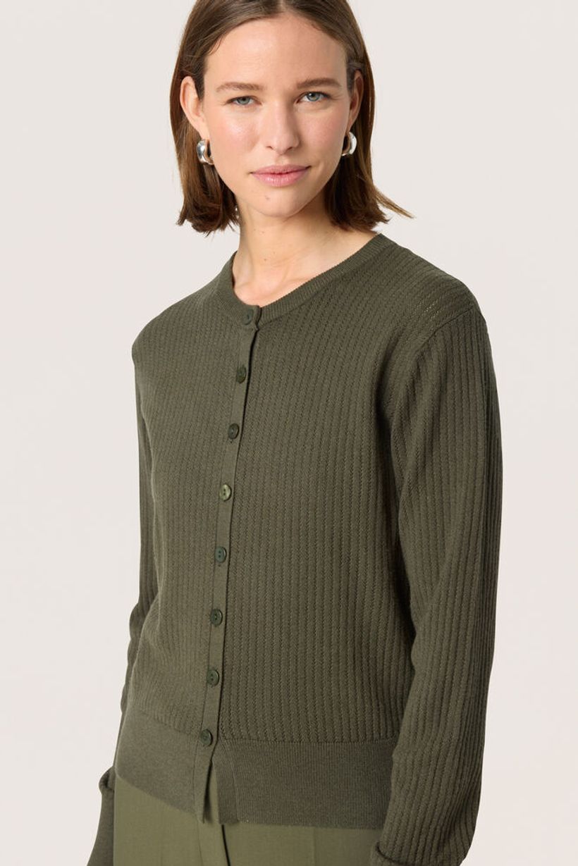 SLSpina Cardigan - Grape Leaf