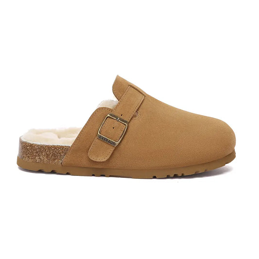 Hazco Sheepskin Clogs - Chestnut