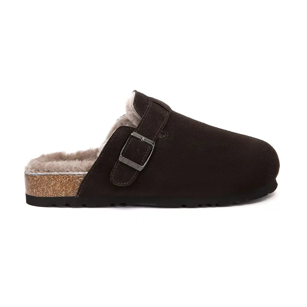 Hazco Sheepskin Clogs - Chocolate