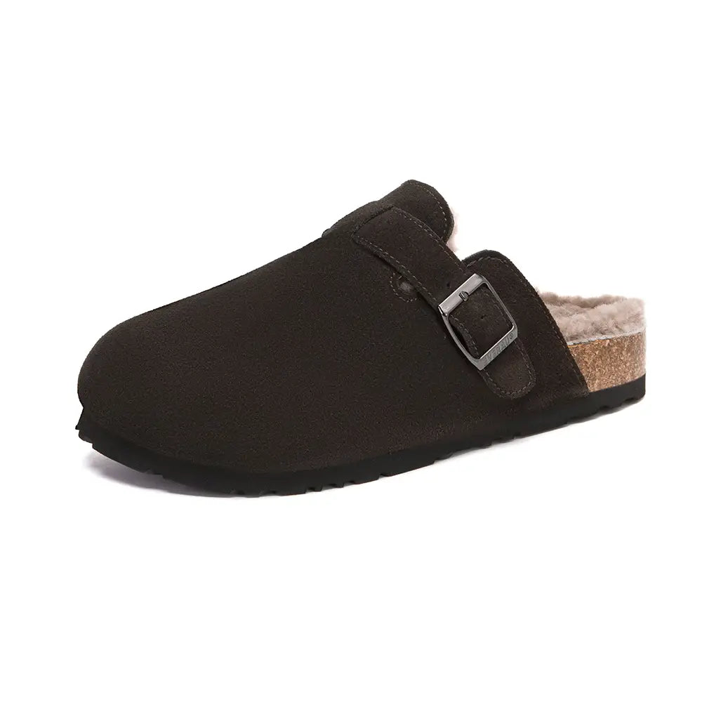 Hazco Sheepskin Clogs - Chocolate