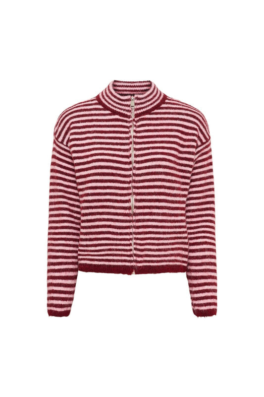 MdcAnais Cardigan - Bordeaux