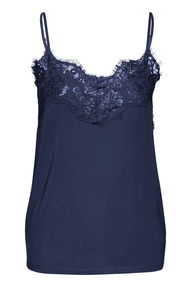 Clara Singlet - Navy