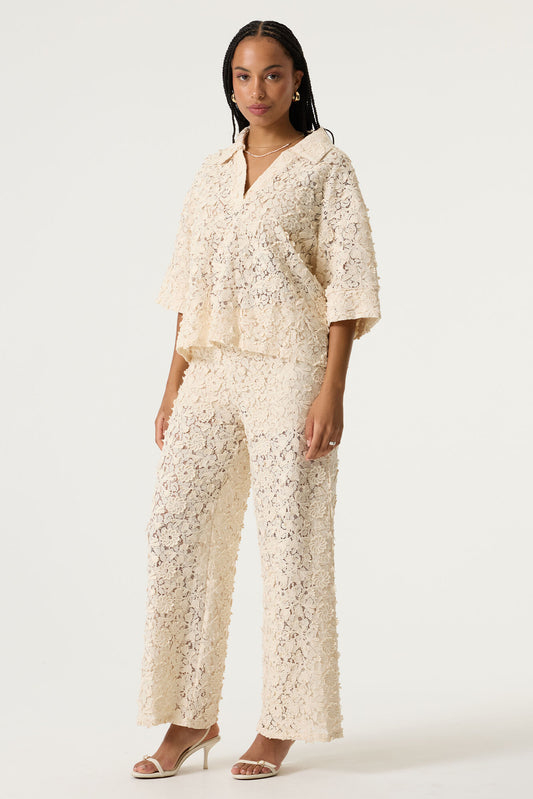 Lace Trousers - Off White
