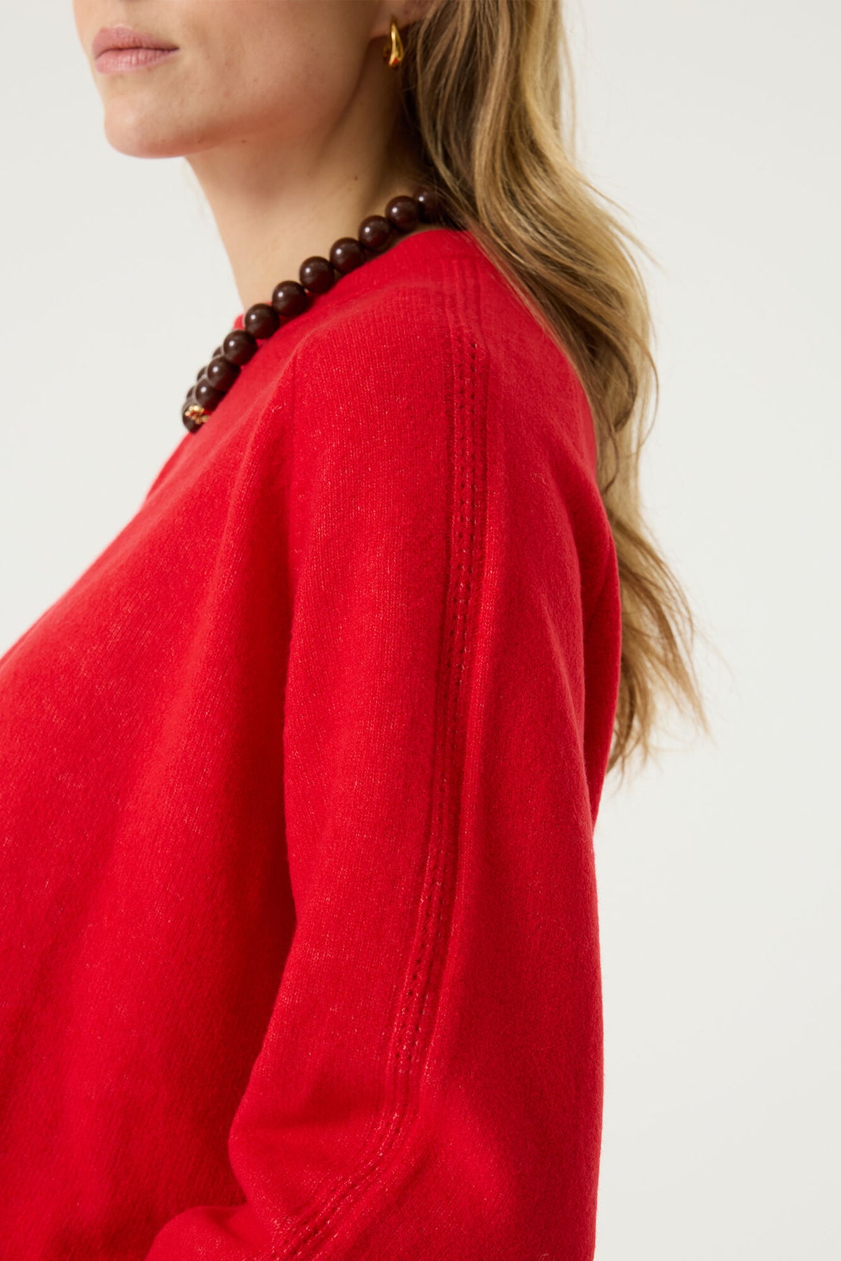 Post Sweater - Red Petal