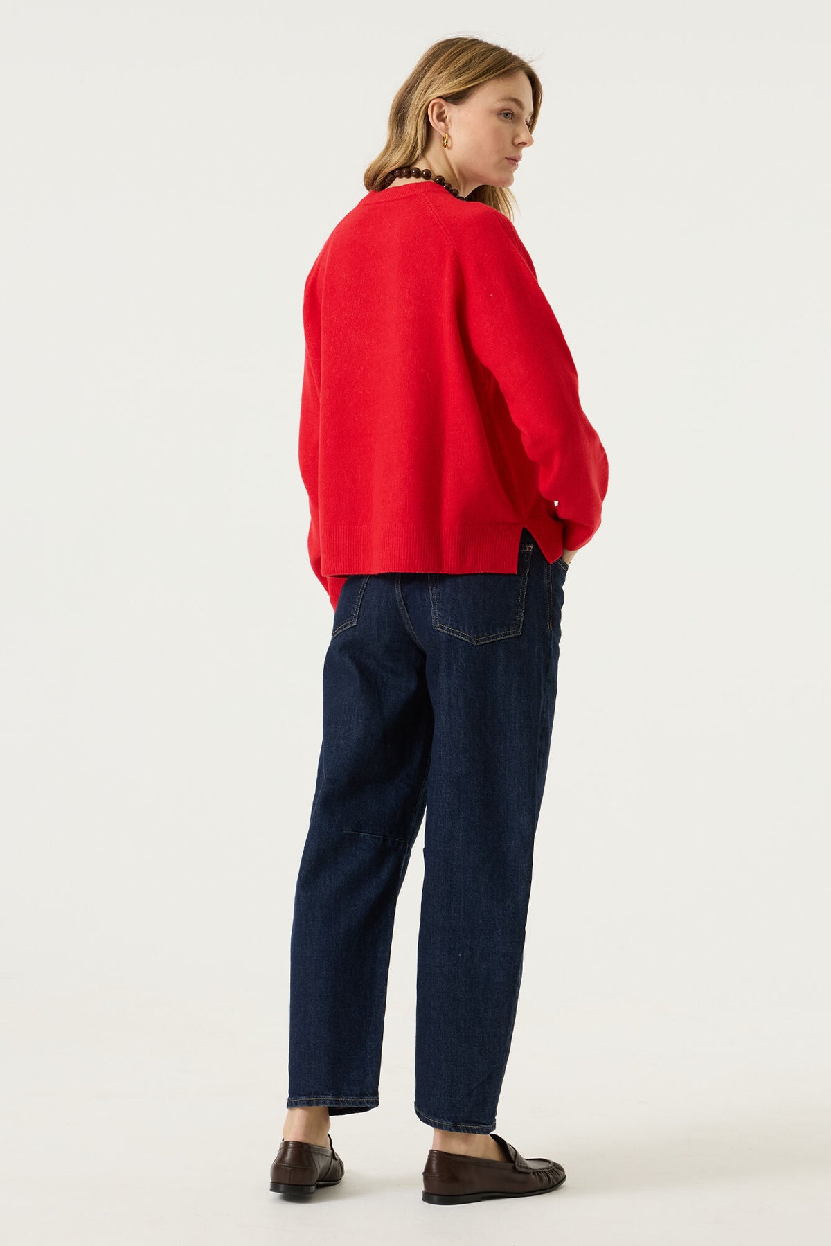 Post Sweater - Red Petal