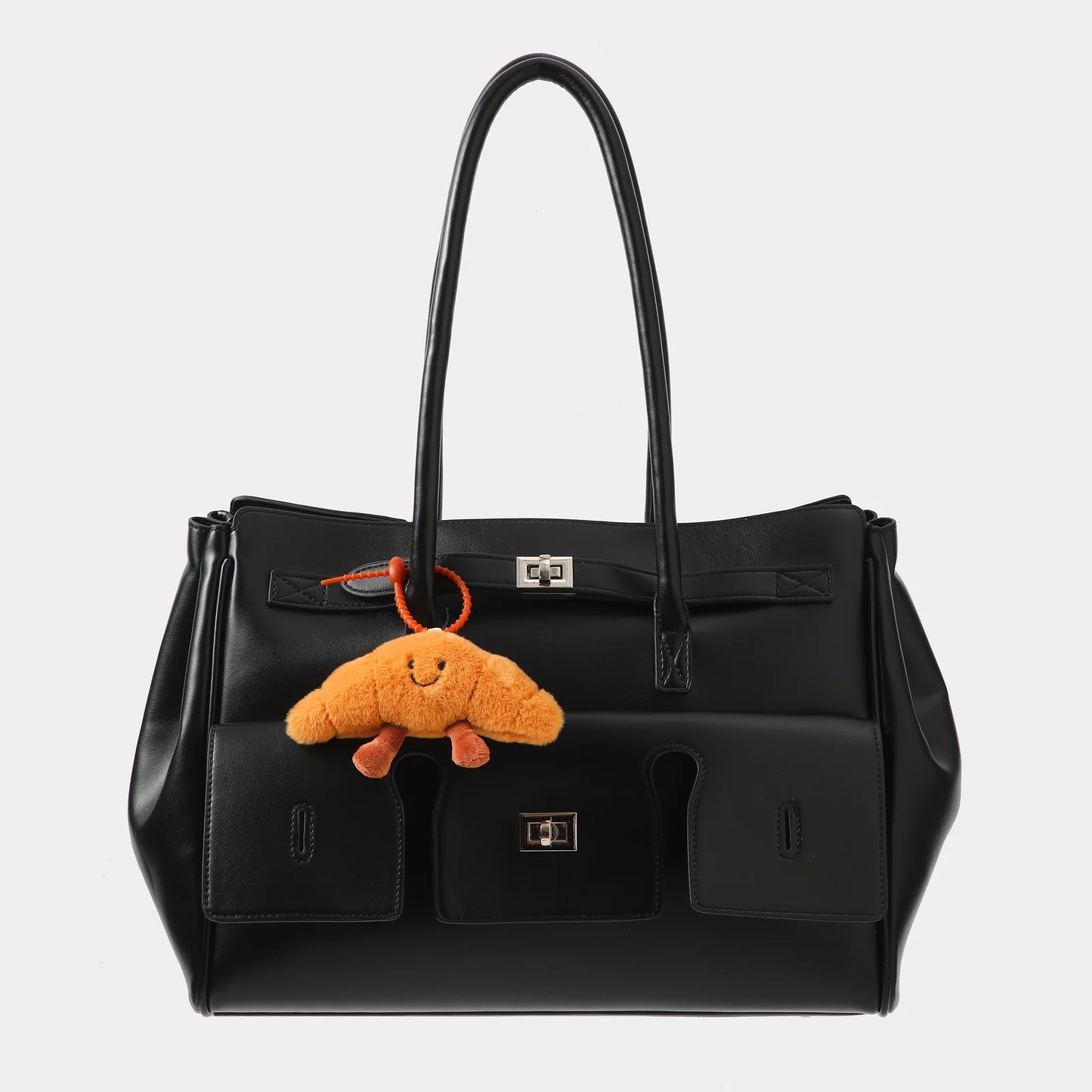 Croissant Charm - Brown