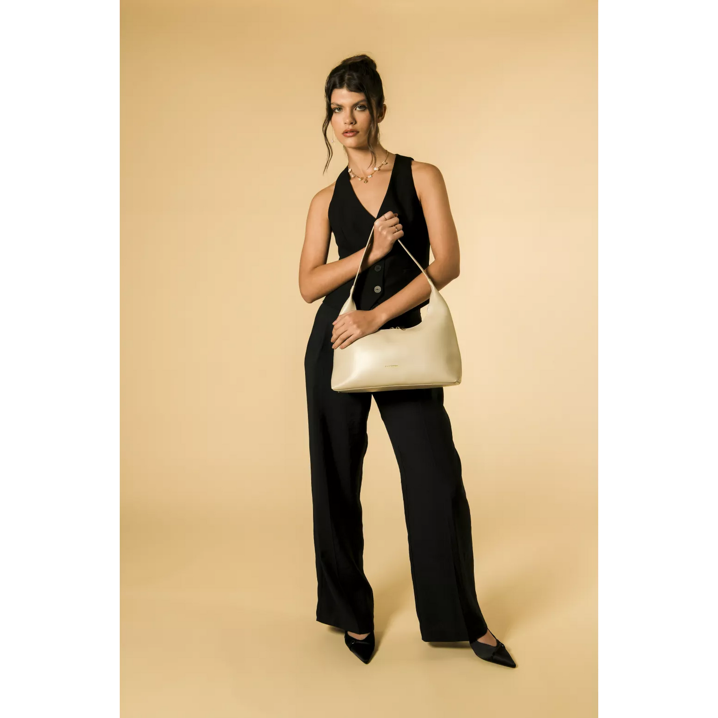 Vega Shoulder Bag - Stone