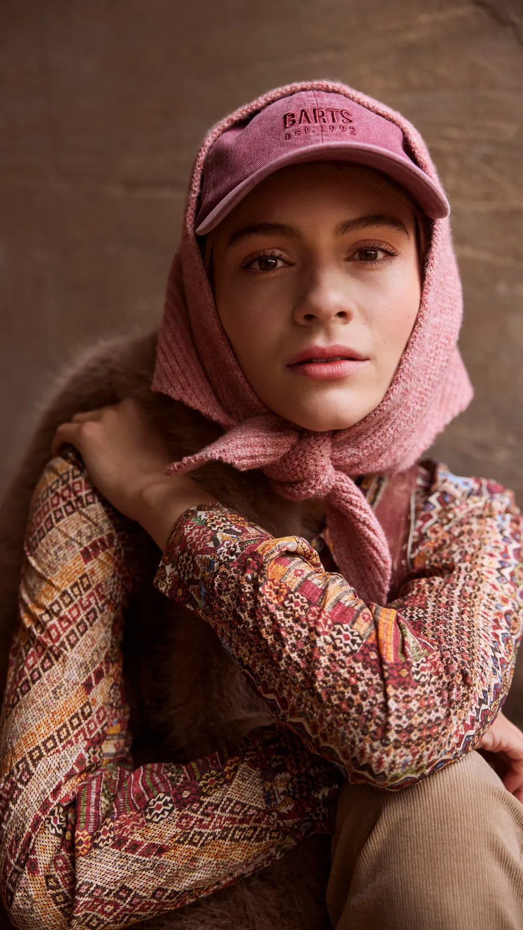 Sigrids Cap - Dark Red